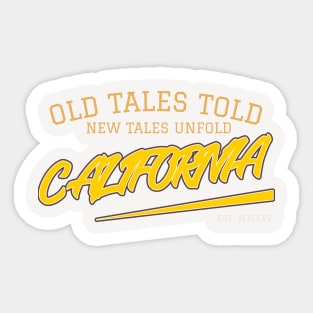 OLD TALES TOLD / NEW TALES UNFOLD Sticker